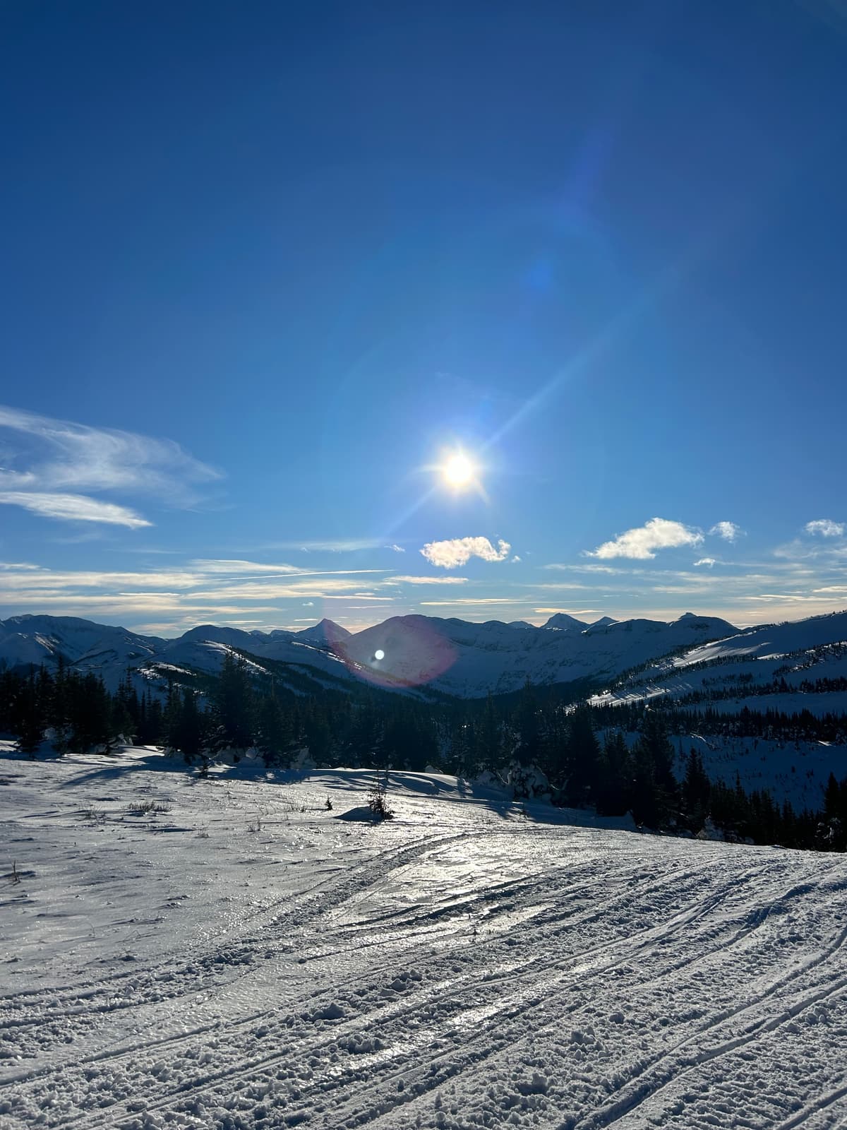Beauty day out little warm out up top with the temperature inversion