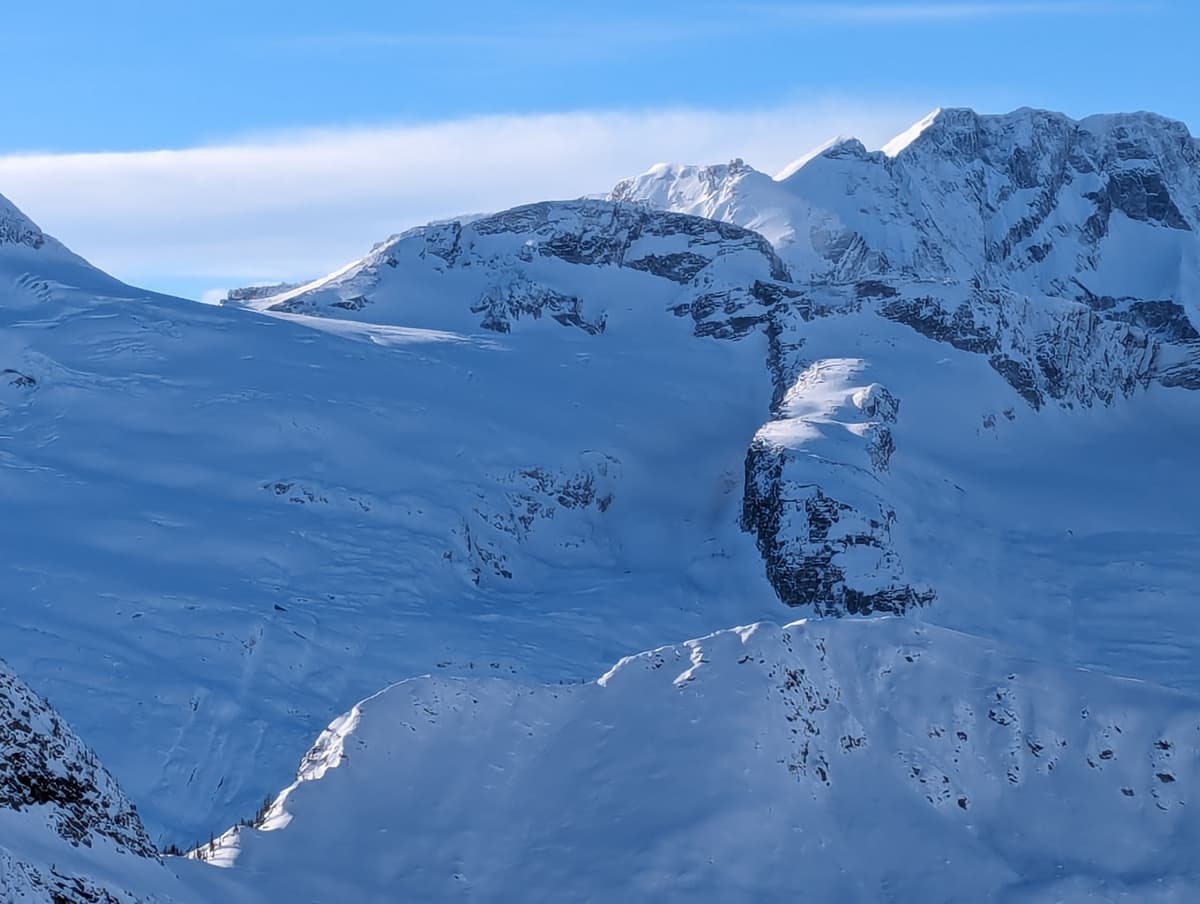View of the Cleaver and Sapphire Col
