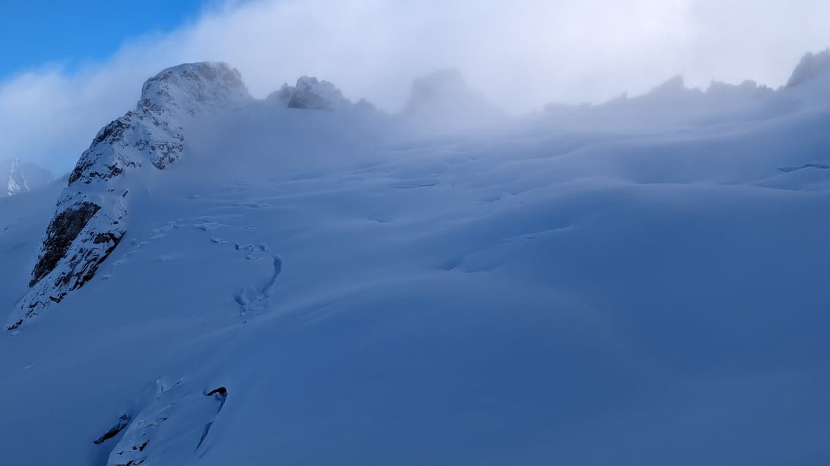 Looking back towards the Cham Chutes and Guides Notch