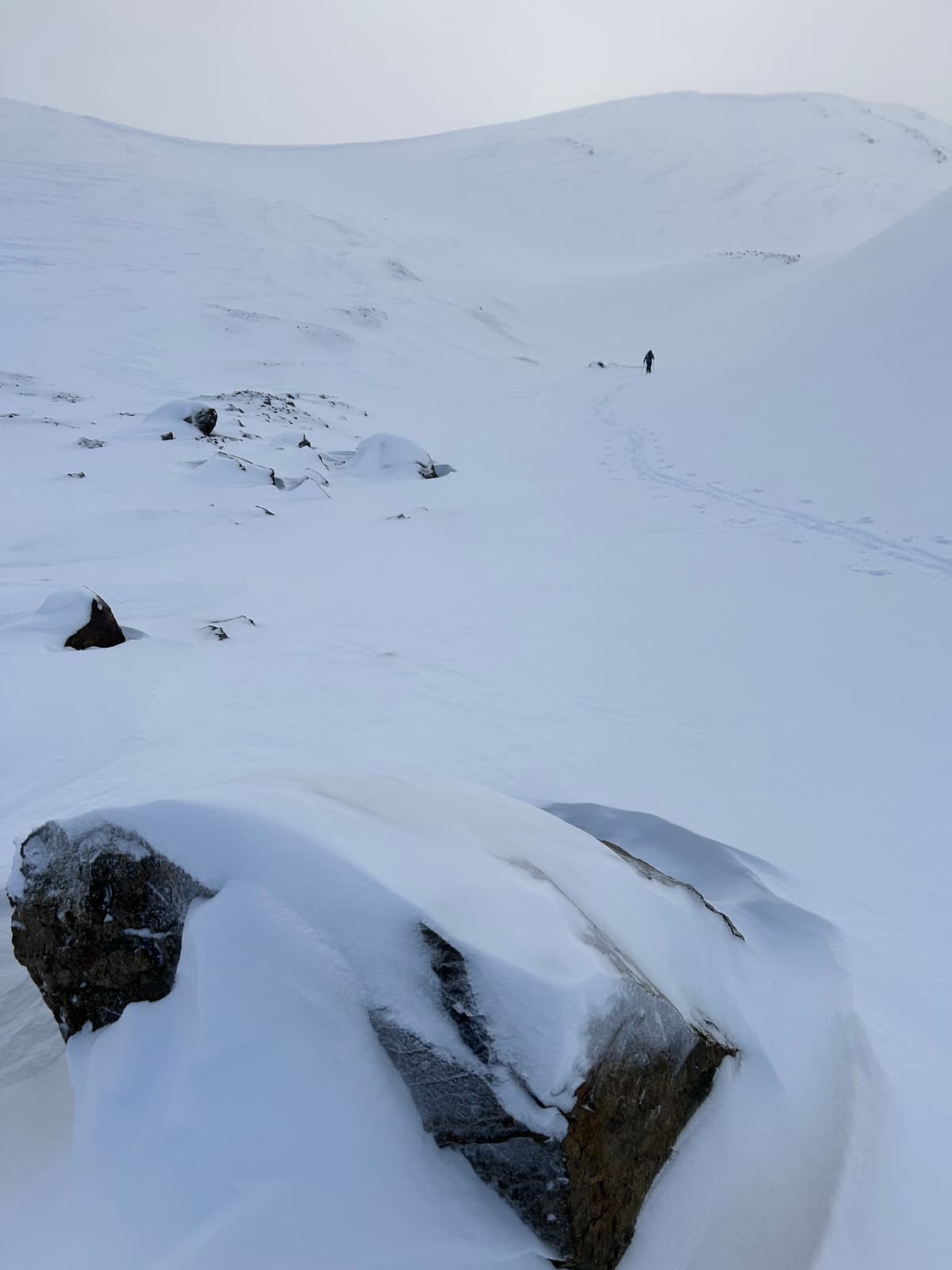 Lots of early season hazards still exist in the alpine 