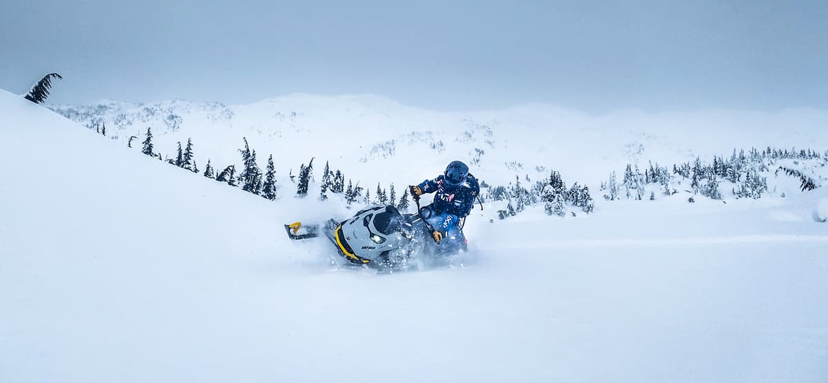 Sheltered areas still provided some good riding. 