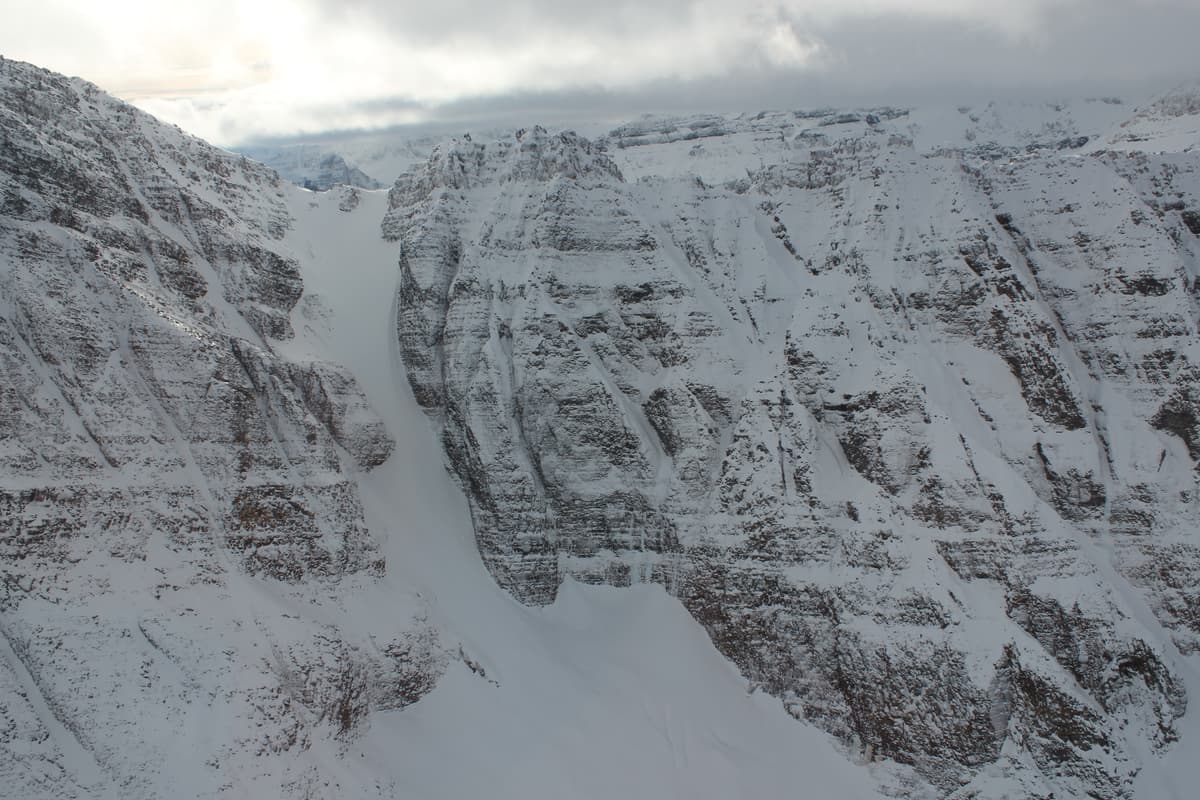 Bell Couloir on January 31, 2024.
