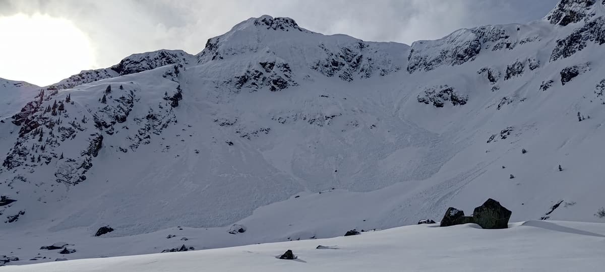 everything and the kitchen sink slid over the week. a lot of wet loose and some big slabs as well