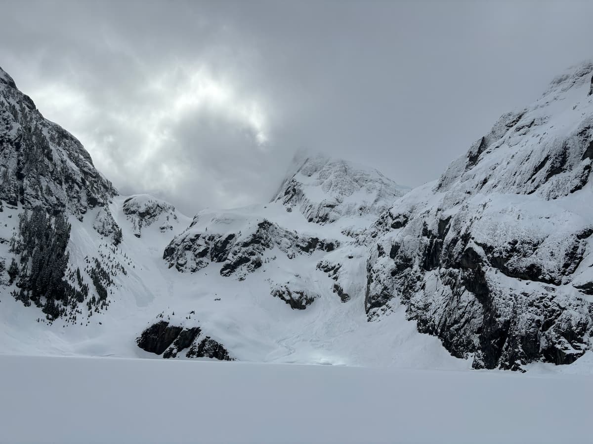 Observed numerous wet avalanches on north slopes of Sutton Peak