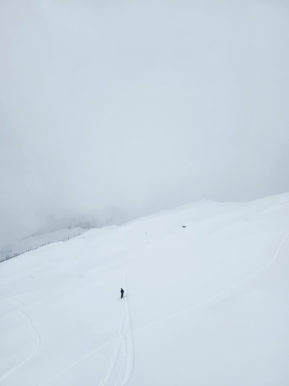 Preparing for the turns in some subjective ok snow.
