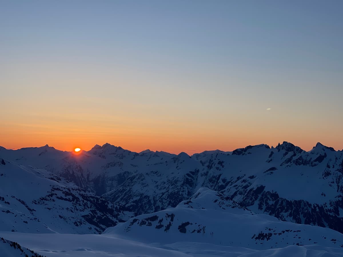 Bonus photo. Sunrise, looking east.