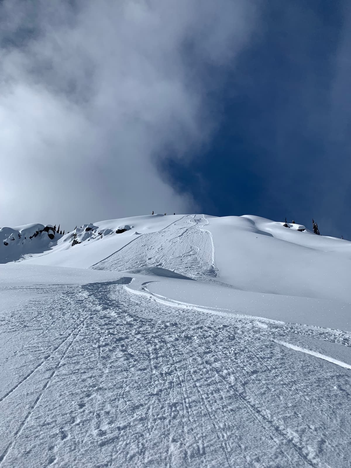 Loose dry avalanche