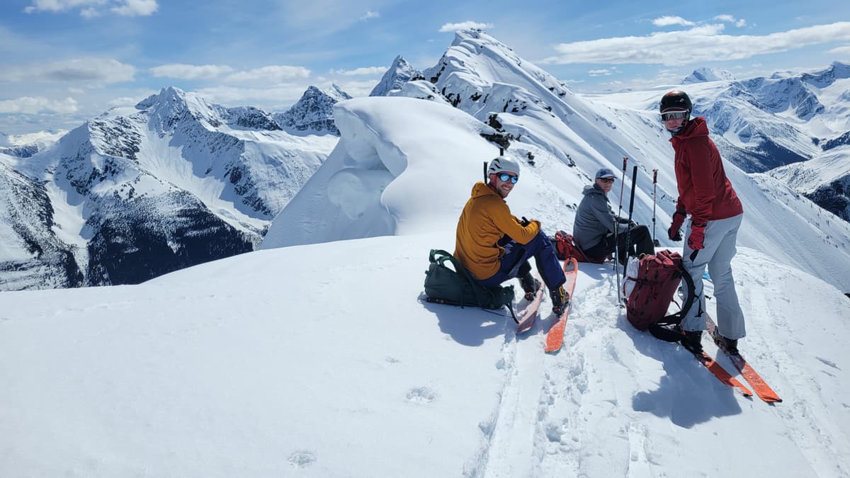 Good coverage with a track put in all the way to the west summit.