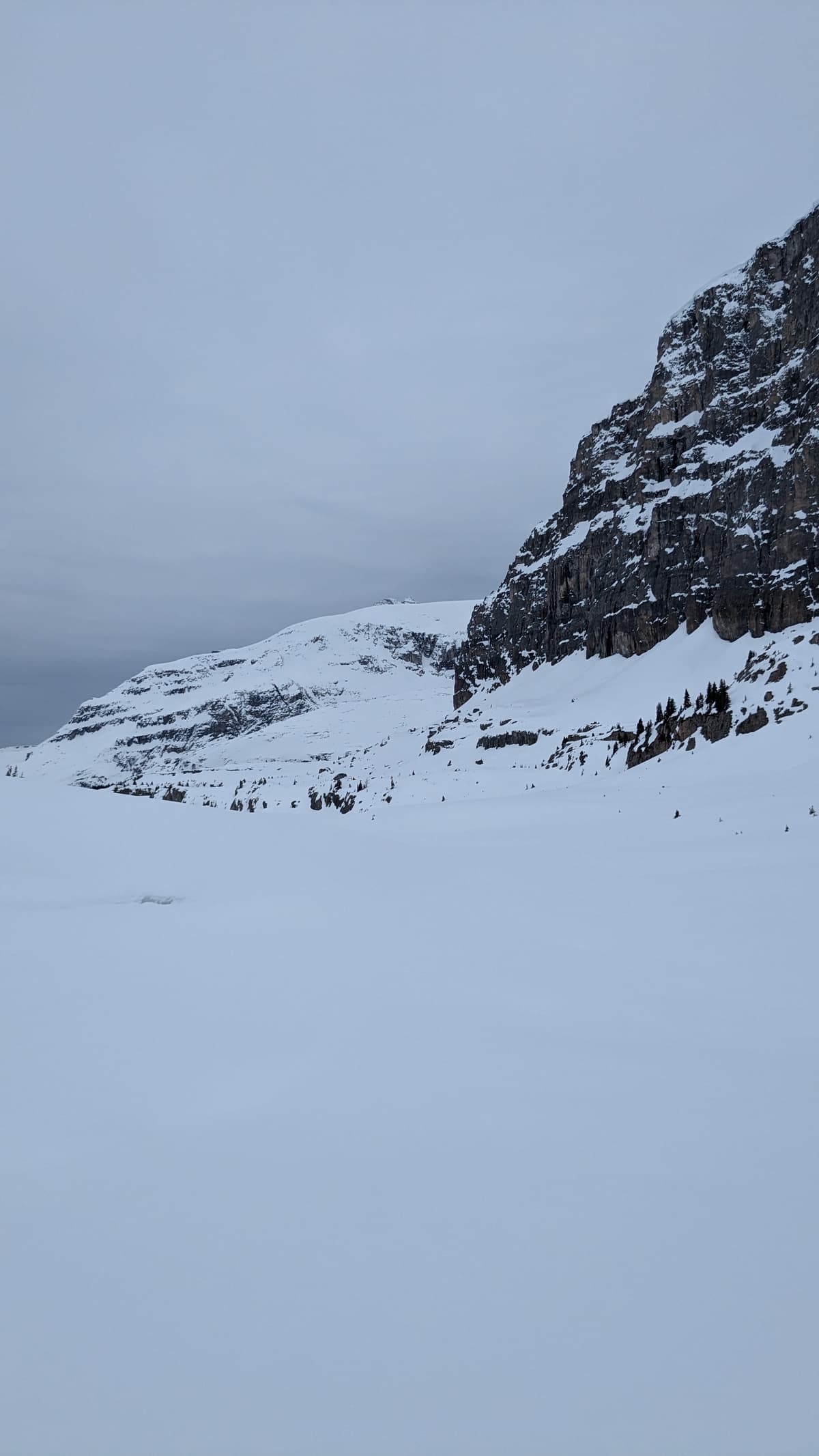 Terrain between South Molar Pass and the ascent slope to Andromache Noseeum Col