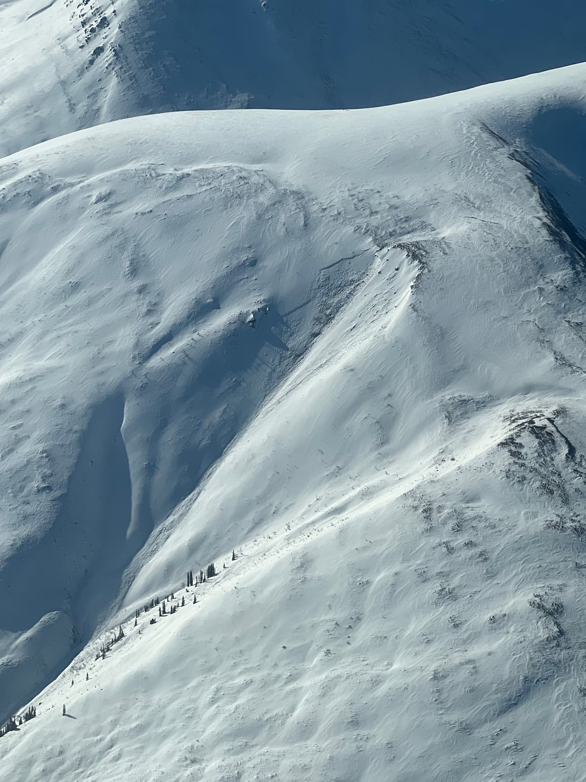 Slab avalanche activity observed from arial survey of Ten Stone Mountain Area, Sahtú Region, NT