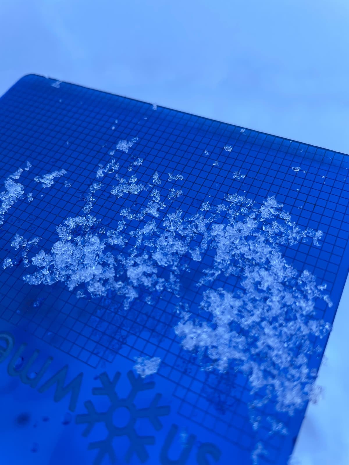Weak sugar snow or faceted snow that bounced and couldn't be made into a snowball. 