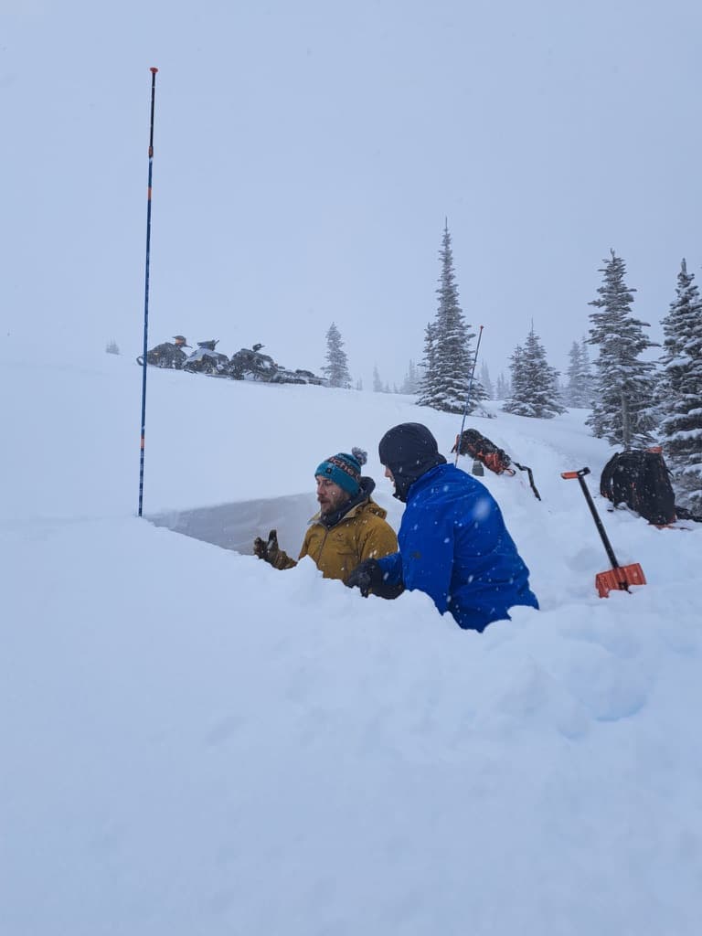 There where signs of reactivity in the newest layers of storm and wind deposited snow but the lower snowpack appears to be holding up well. 