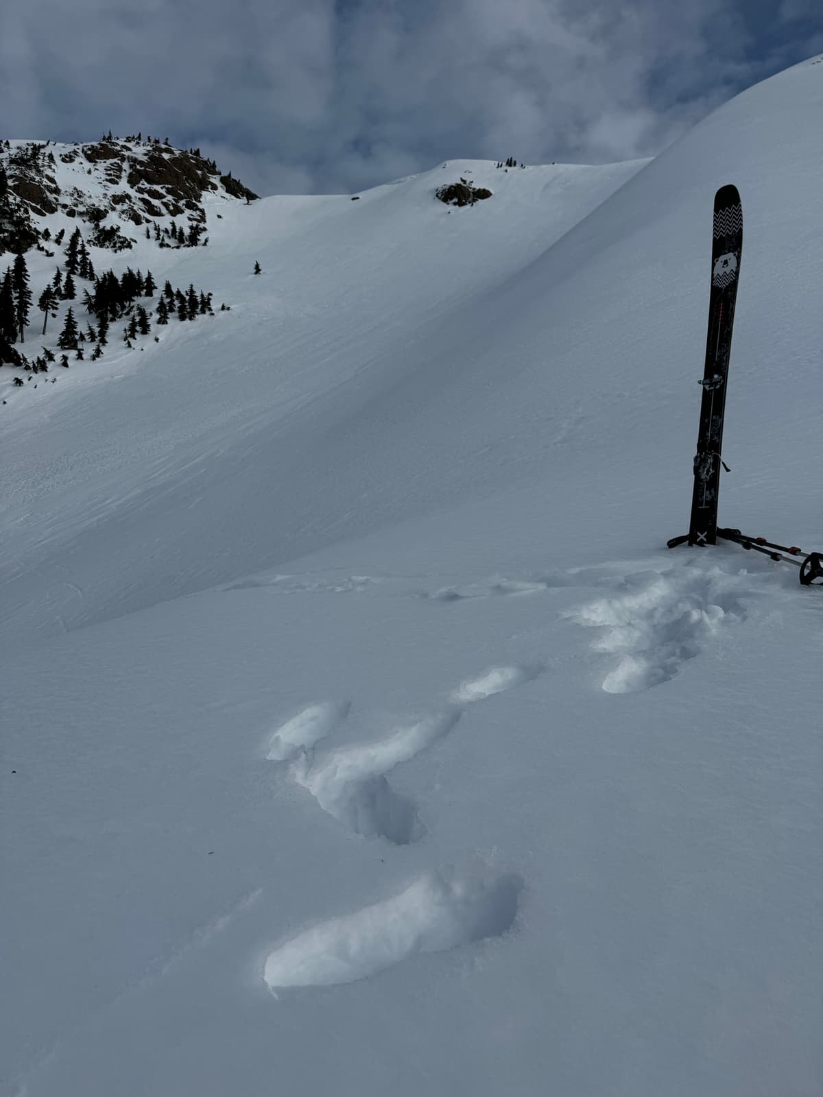 Wind Scoured W slope on Roberts