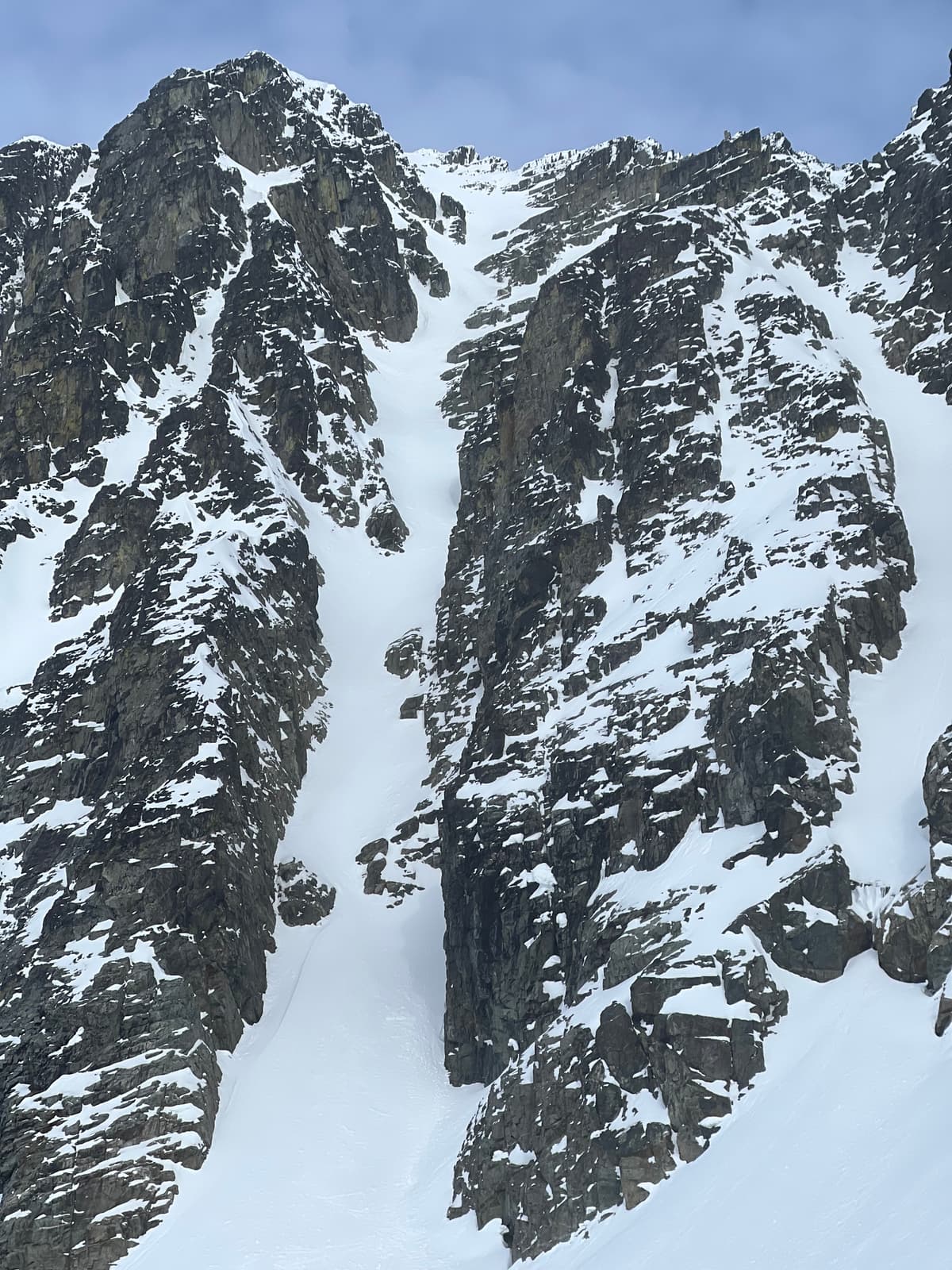 Base of Aussie, looks decent until you start climbing. 