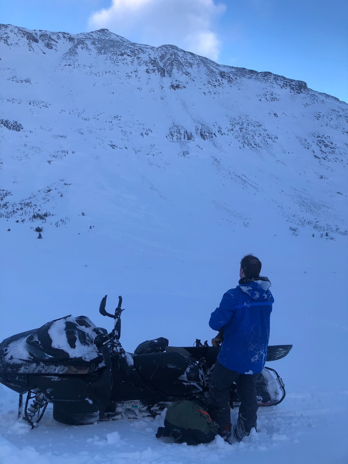 A natural size 3 that ran from the ridge top to valley bottom on a south facing slope.
