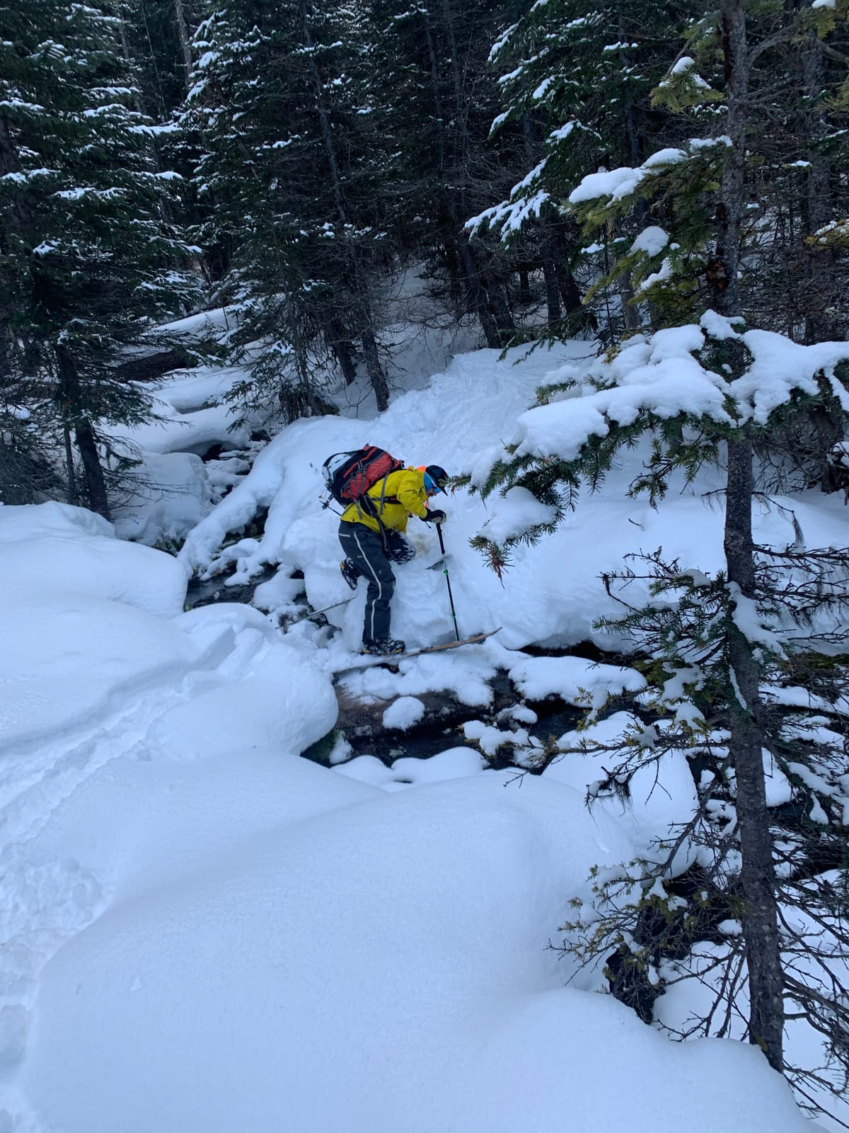 Frosty Creek ski out