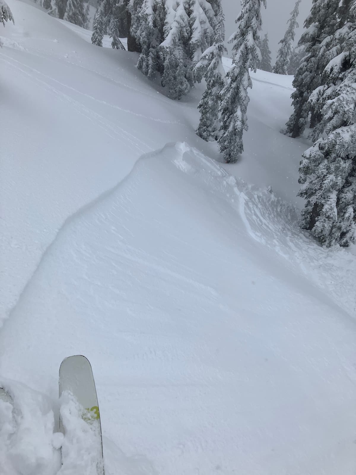 smaller triggered on the up track 
