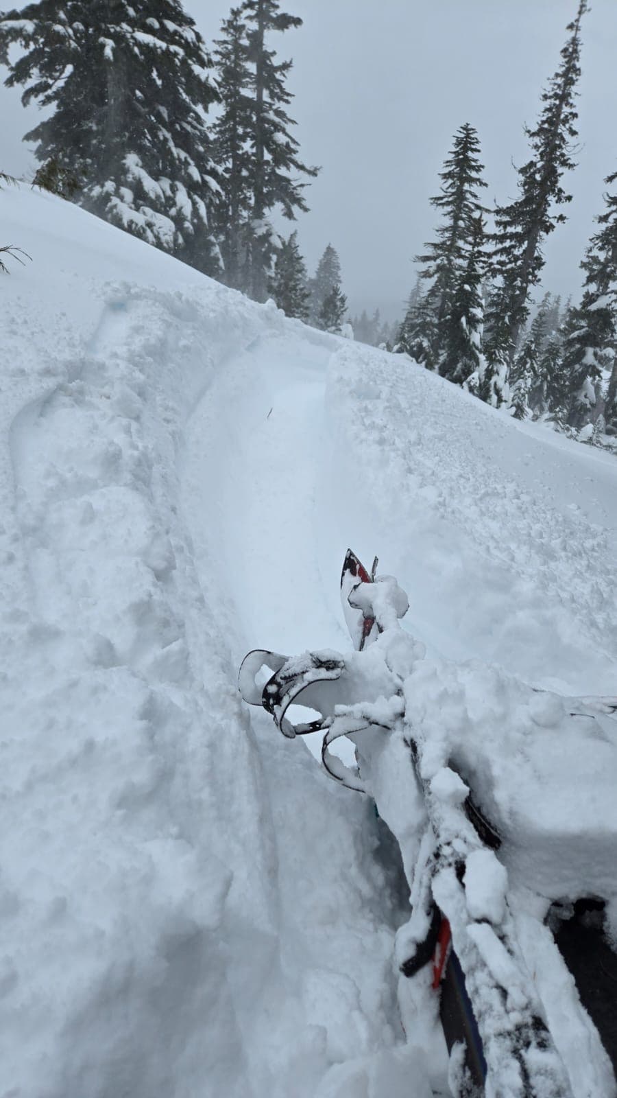 Deep sled trench 