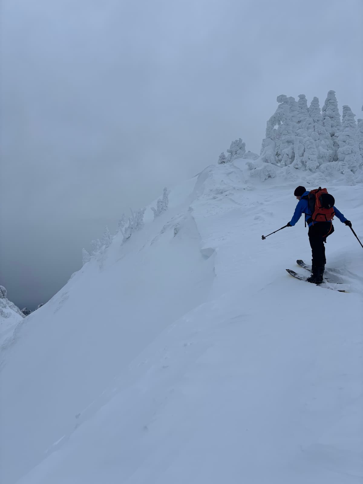 Old sz 1.5 windslab avalanche in W bowl (lower entrance)