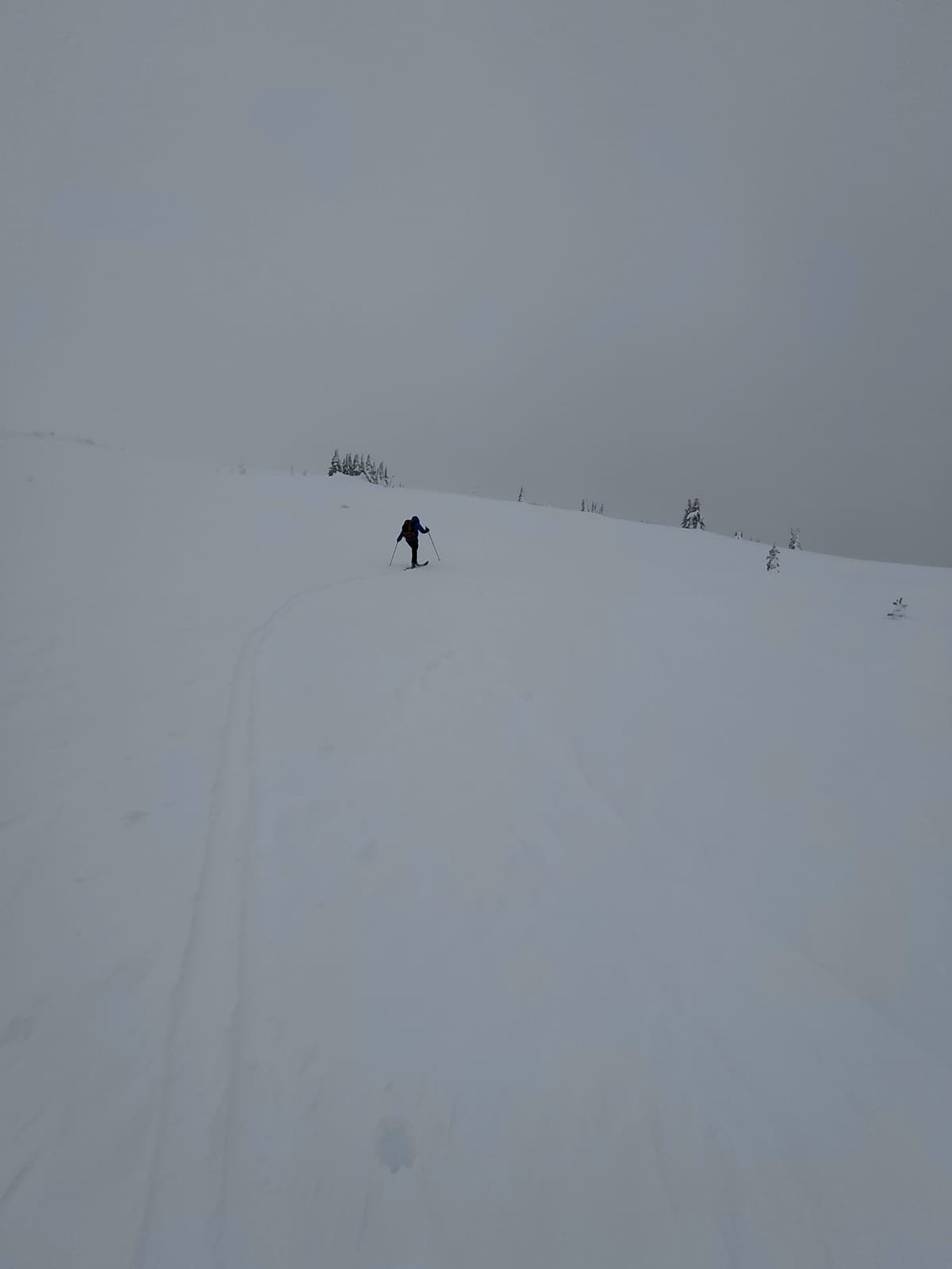 Limited visibility in the Alpine