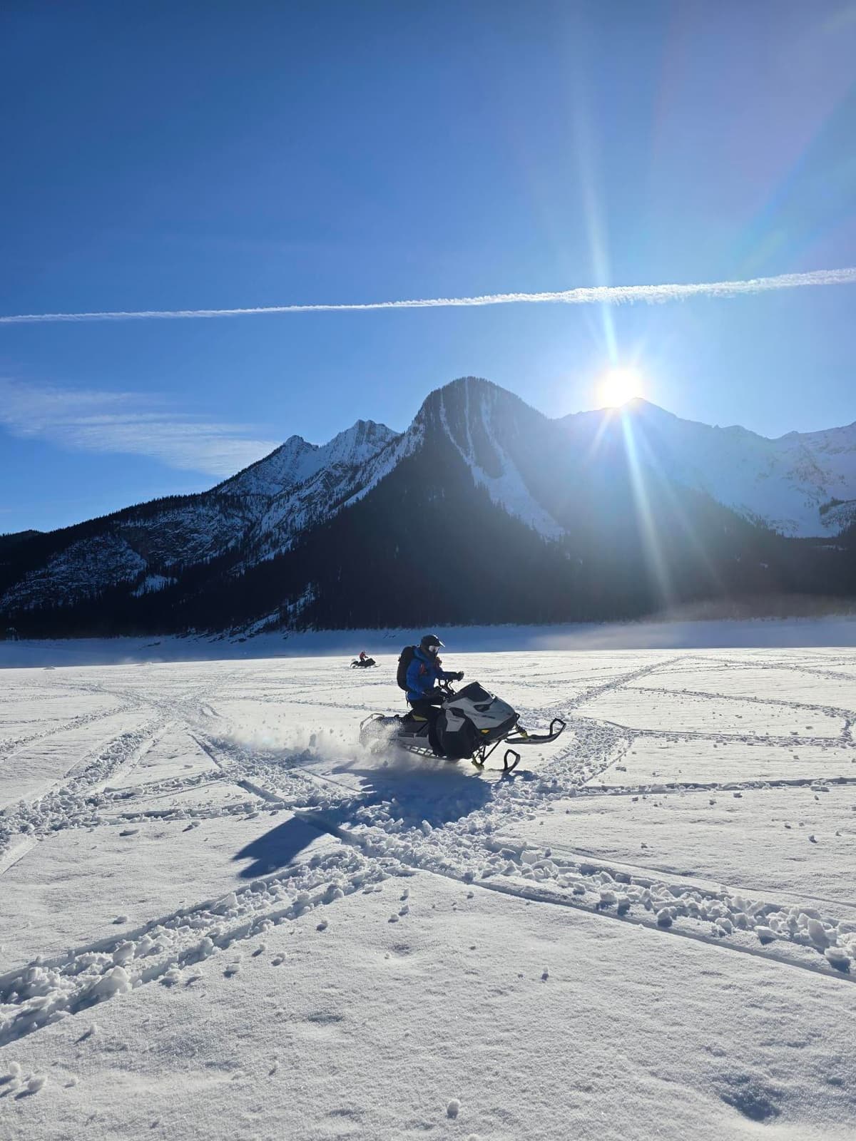 Despite the crust, we still managed to make a few turns