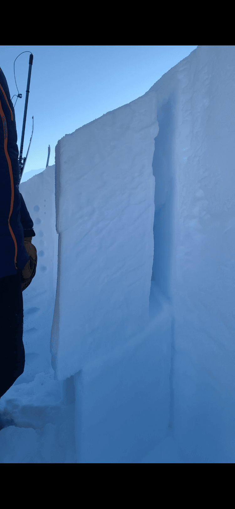 Layer of concern down 65 centimeters.