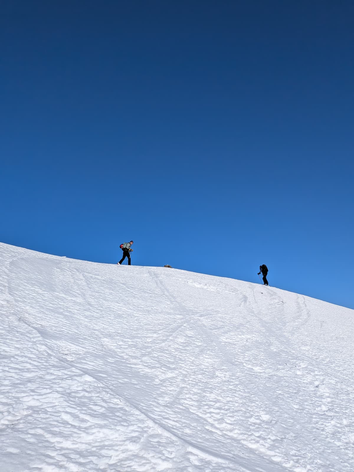 Beautiful clear skies above 1700m