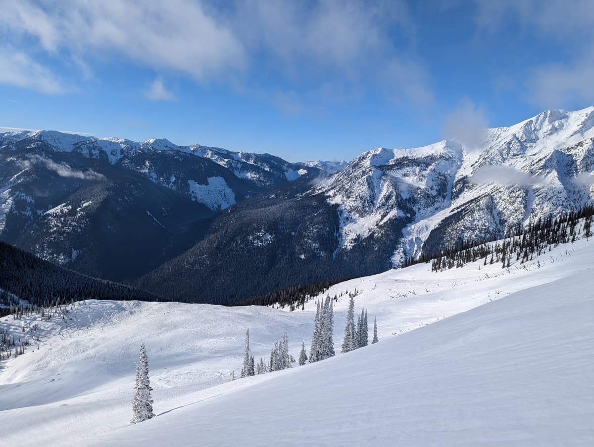 Old debris from a healthy sz 3 avalanche 