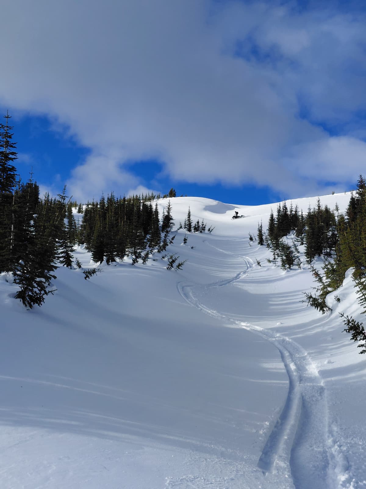 Pockets of softer snow in sheltered areas