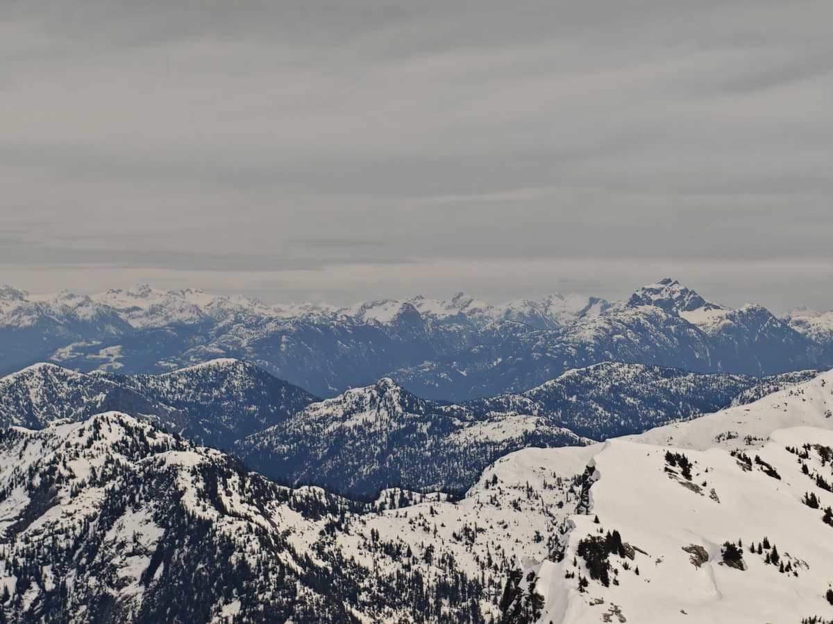 Looking towards Mount Garibaldi and Tantalus 