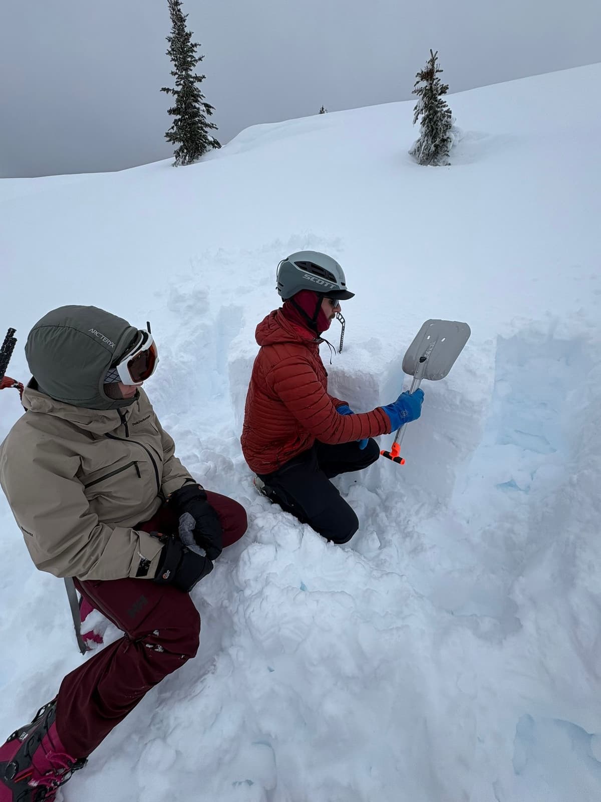 We dug a pit and conducted a column test 30cm by 30cm. We conducted in 3 times the results were 1) CTN 2) CTH SP 21 3) CTH SP 19