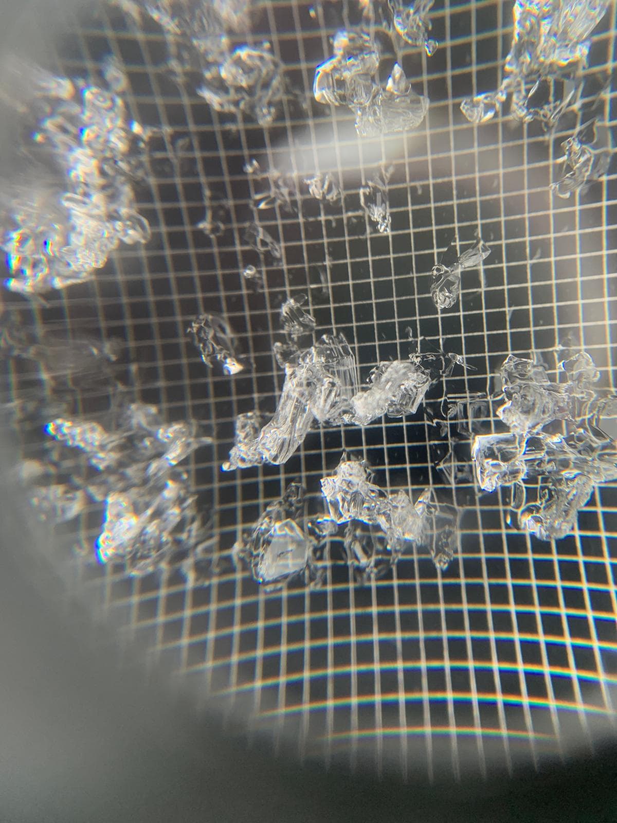 Suspicious snow crystals in profiles