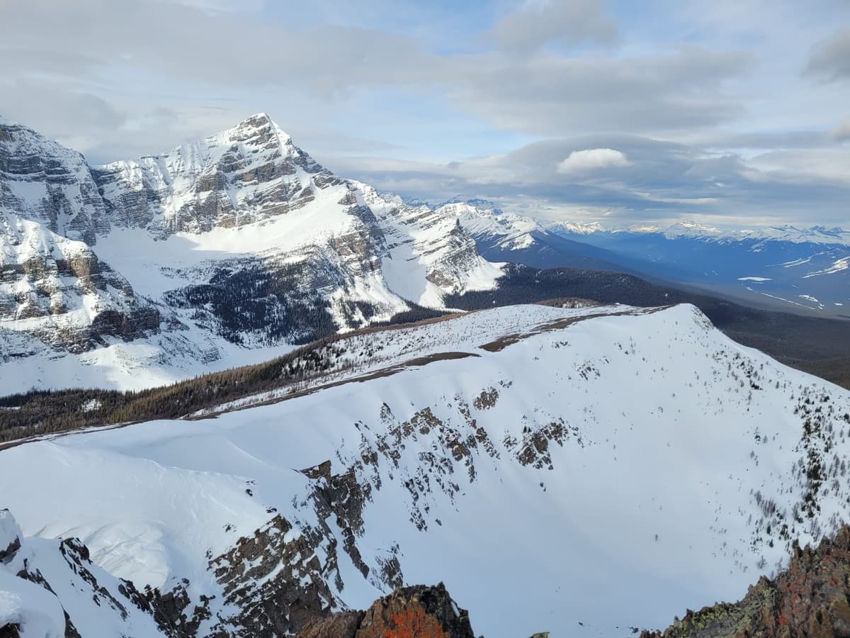 Looking towards Ski Hill Peak from Gibbon Pass Peak