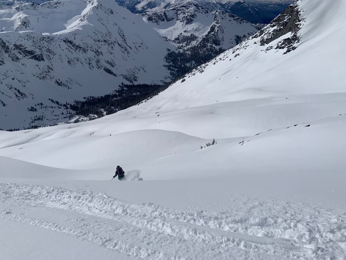 South aspects skied well and did not form a crust on Feb 15th. 