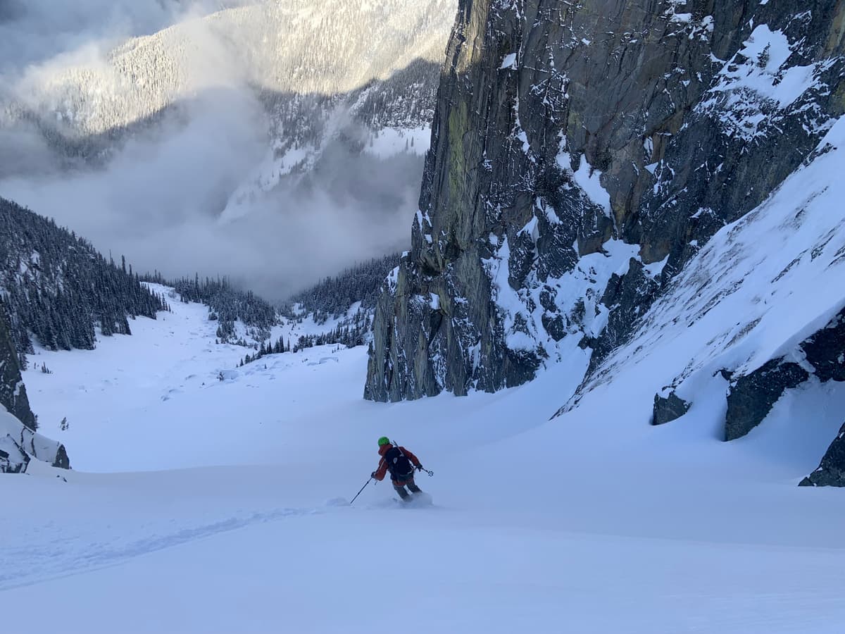Heartstrings skied well until the lower elevations where avalanche debris was found. Exit was decent 