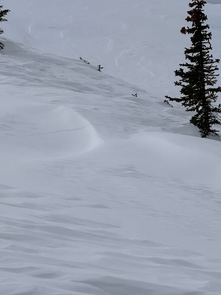 shooting crack, ~10m above me and ~2m wide