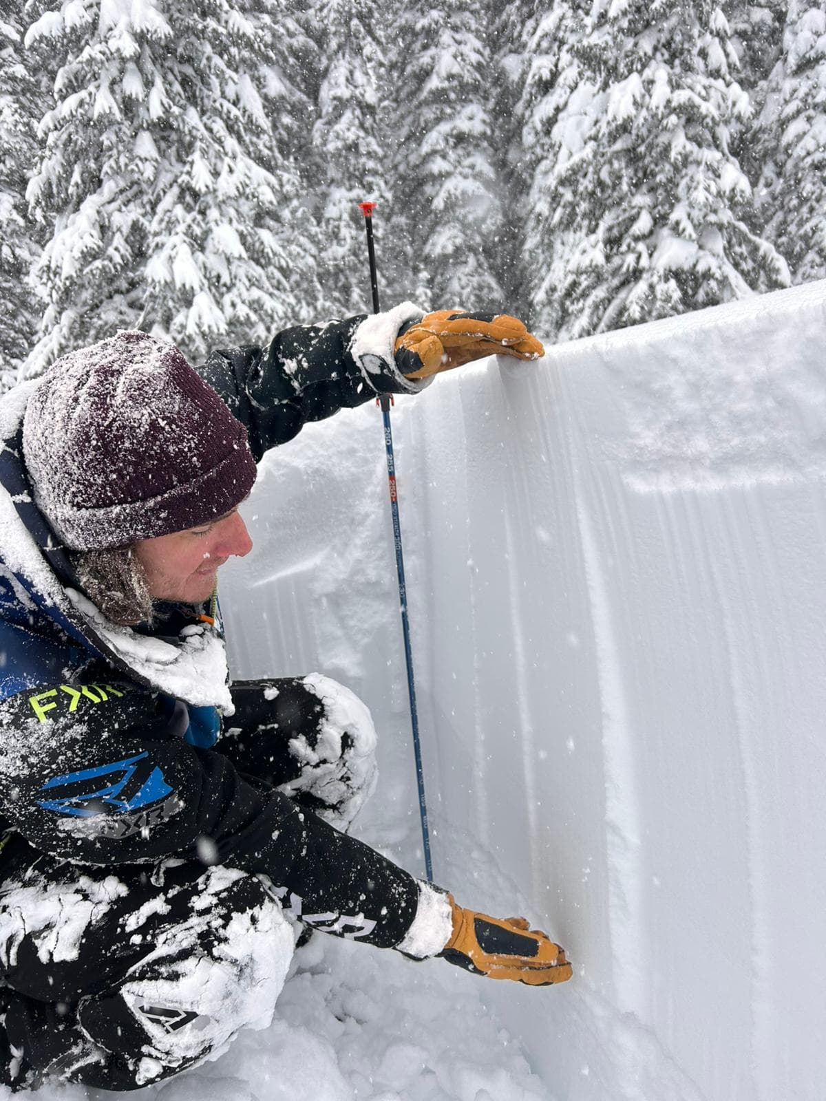 90+cm settled storm over the Feb 7th, in the afternoon