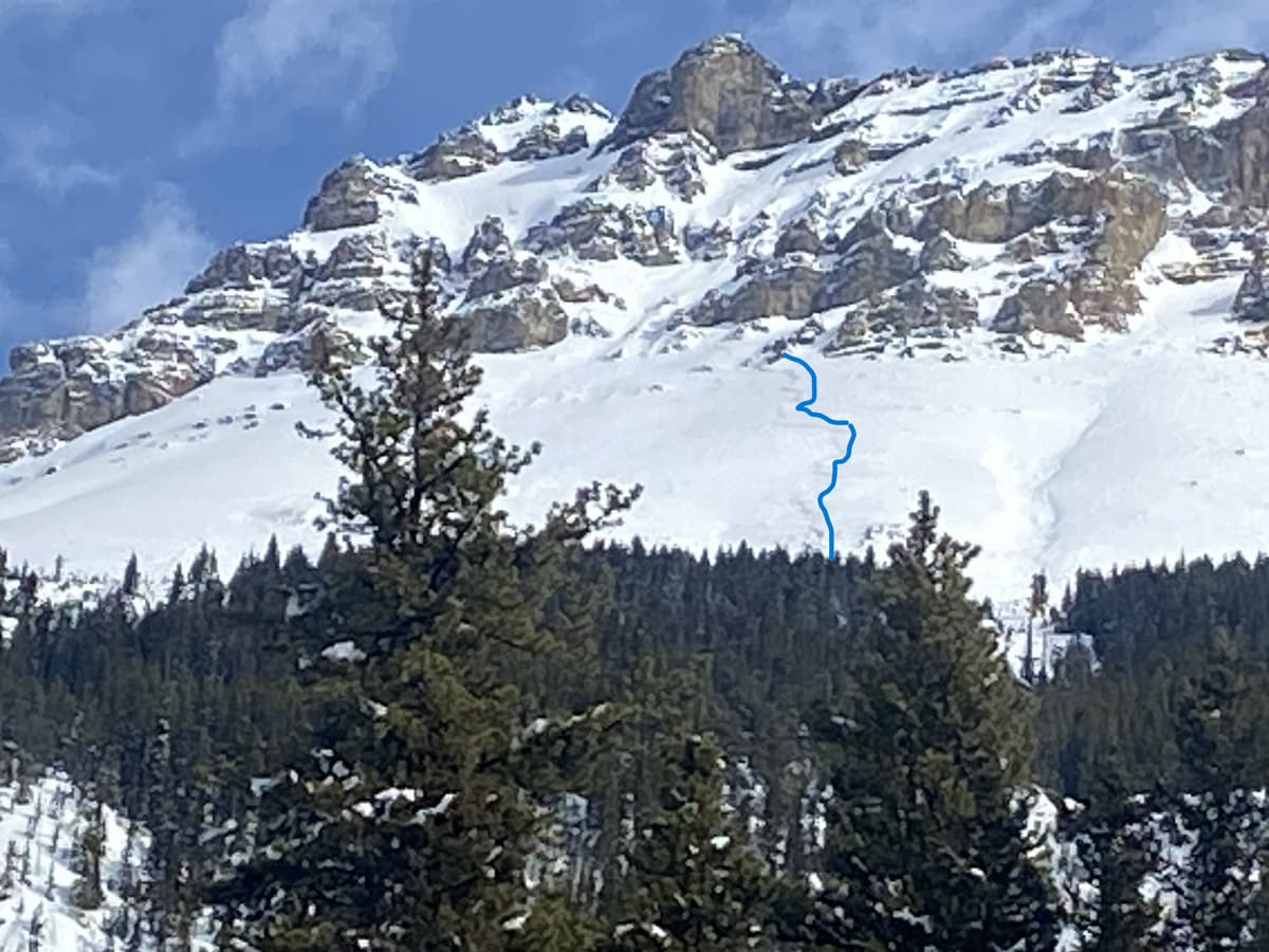 Mt Noyes sz 2.5 2500m SW
