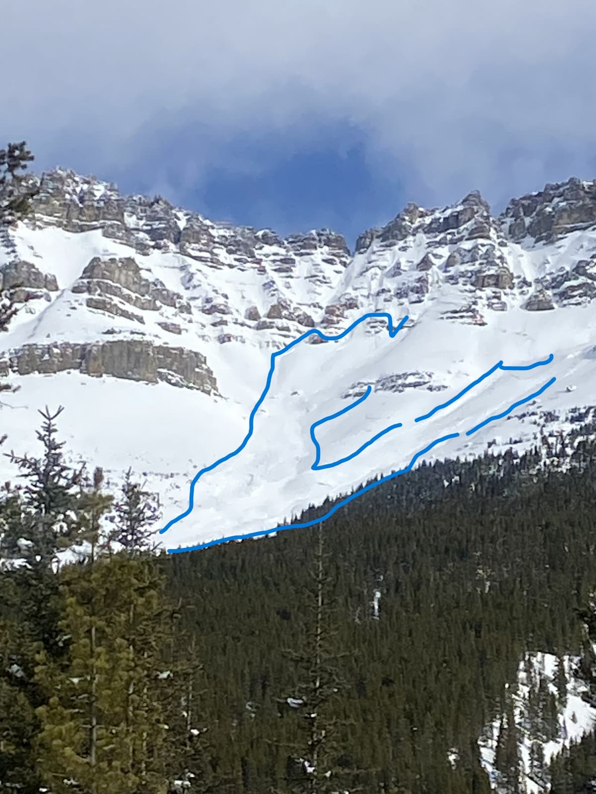 Mt Noyes sz 2.5 2500m W-SW