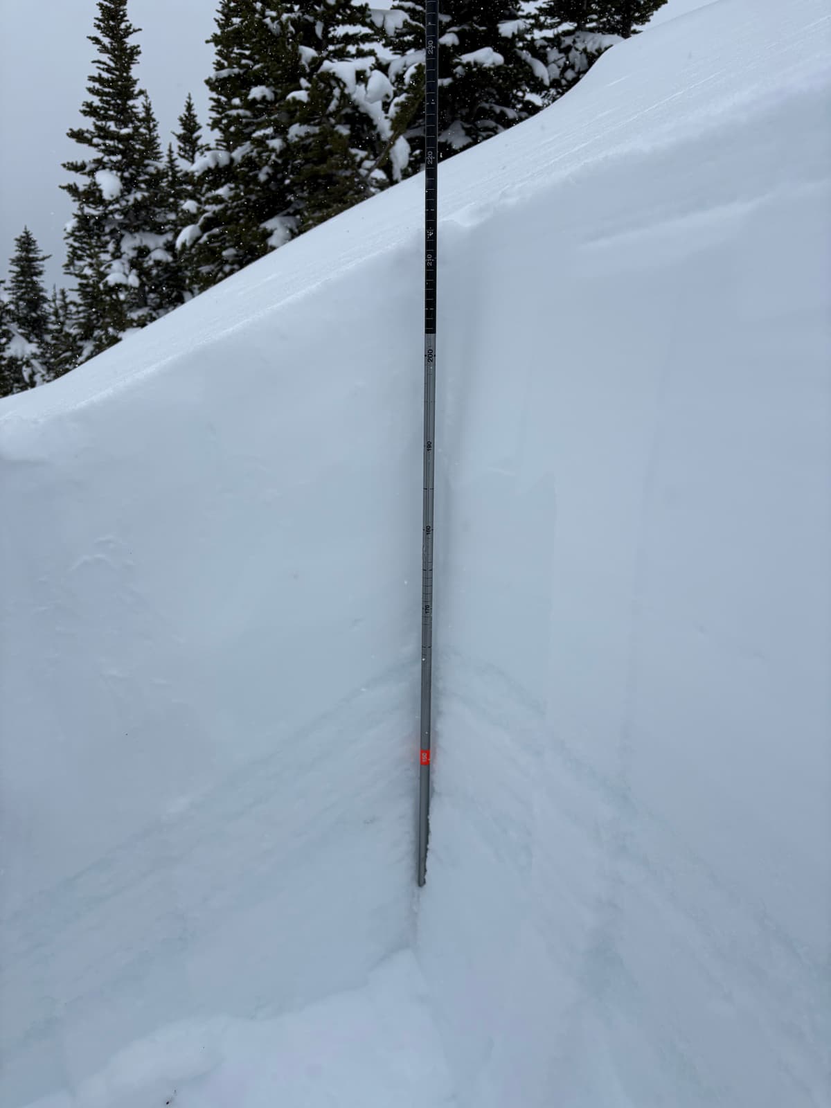 Jan 26 FC/MFcr, The facets here were 10 cm thick above the MFcr. Some of the worst we've seen in the region