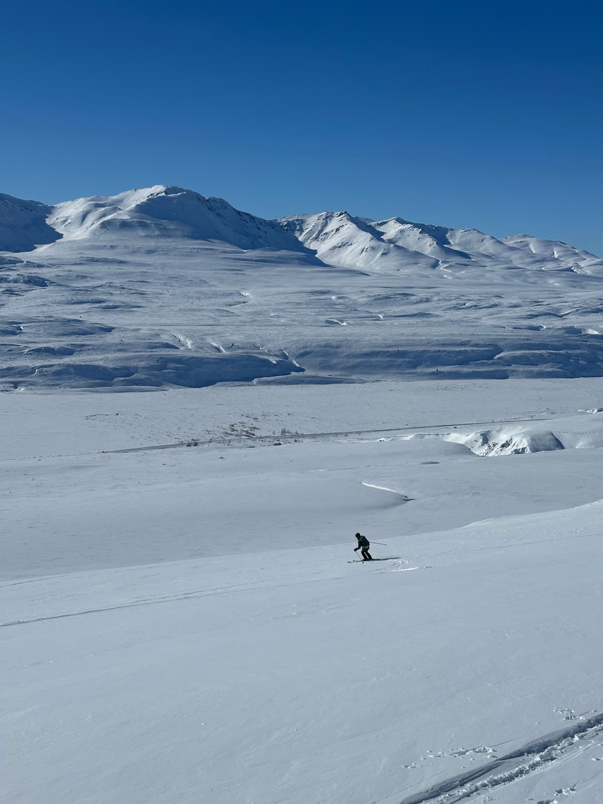 Great snow on the west aspect