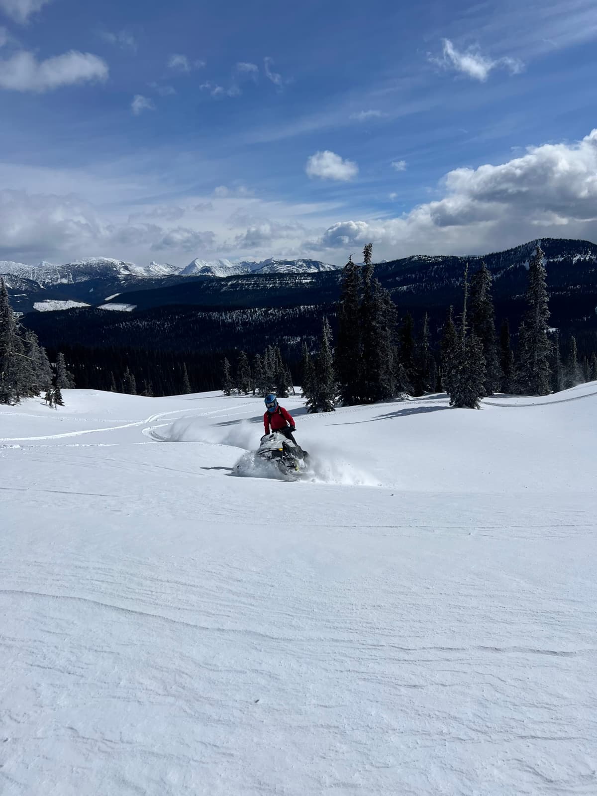Good riding in sheltered areas!