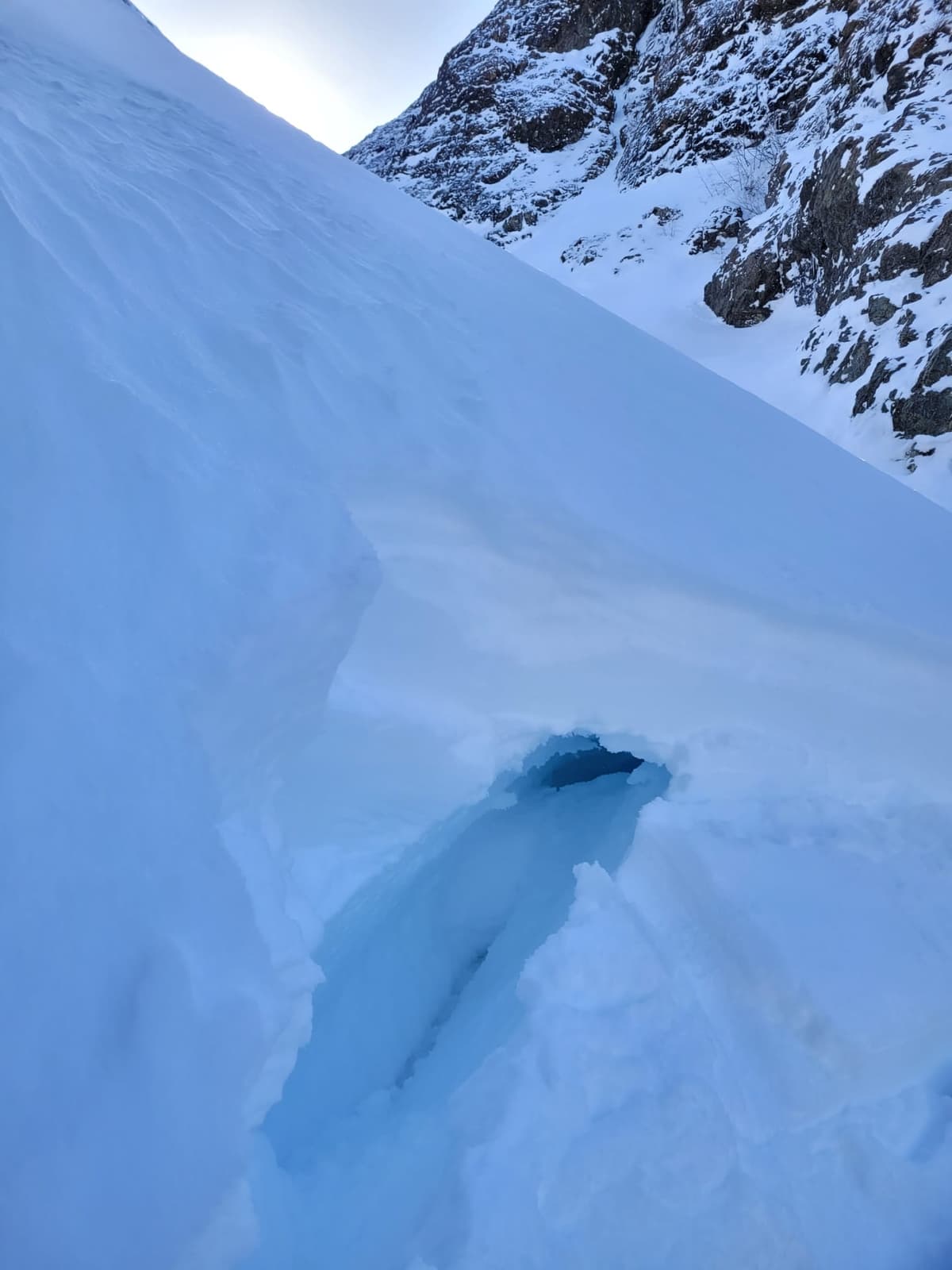 pockets by our high point in the gulley