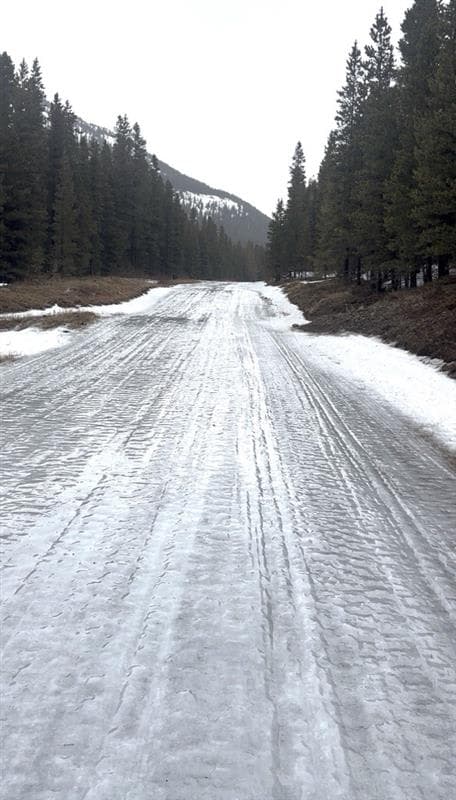 Don't worry, only a small portion of the road looks like this. The rest is in good shape!