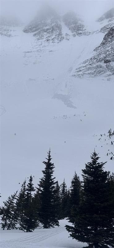 Size 1 loose wet avalanche