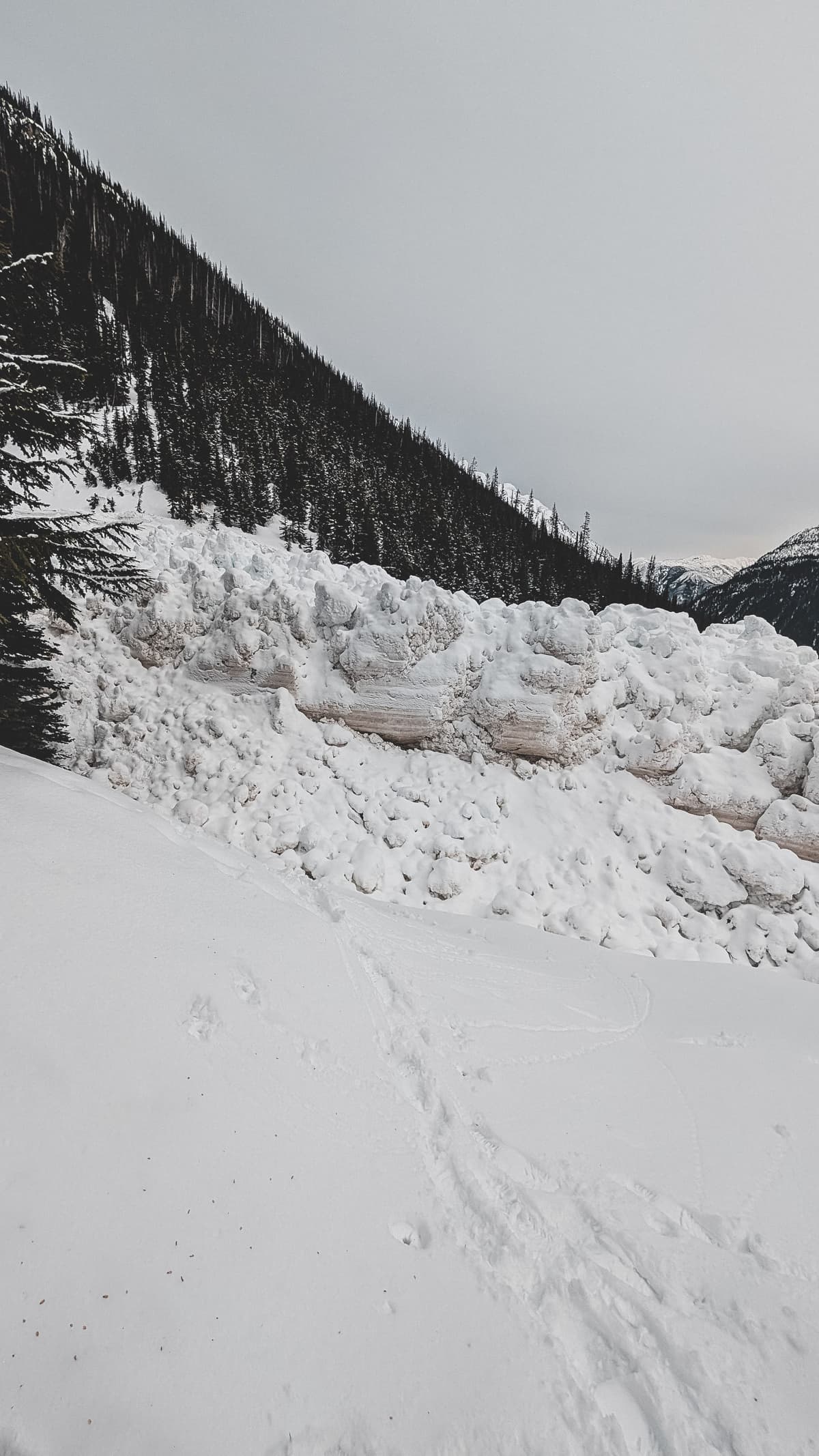 Dispatcher/Hospital slide path looking down the valley 