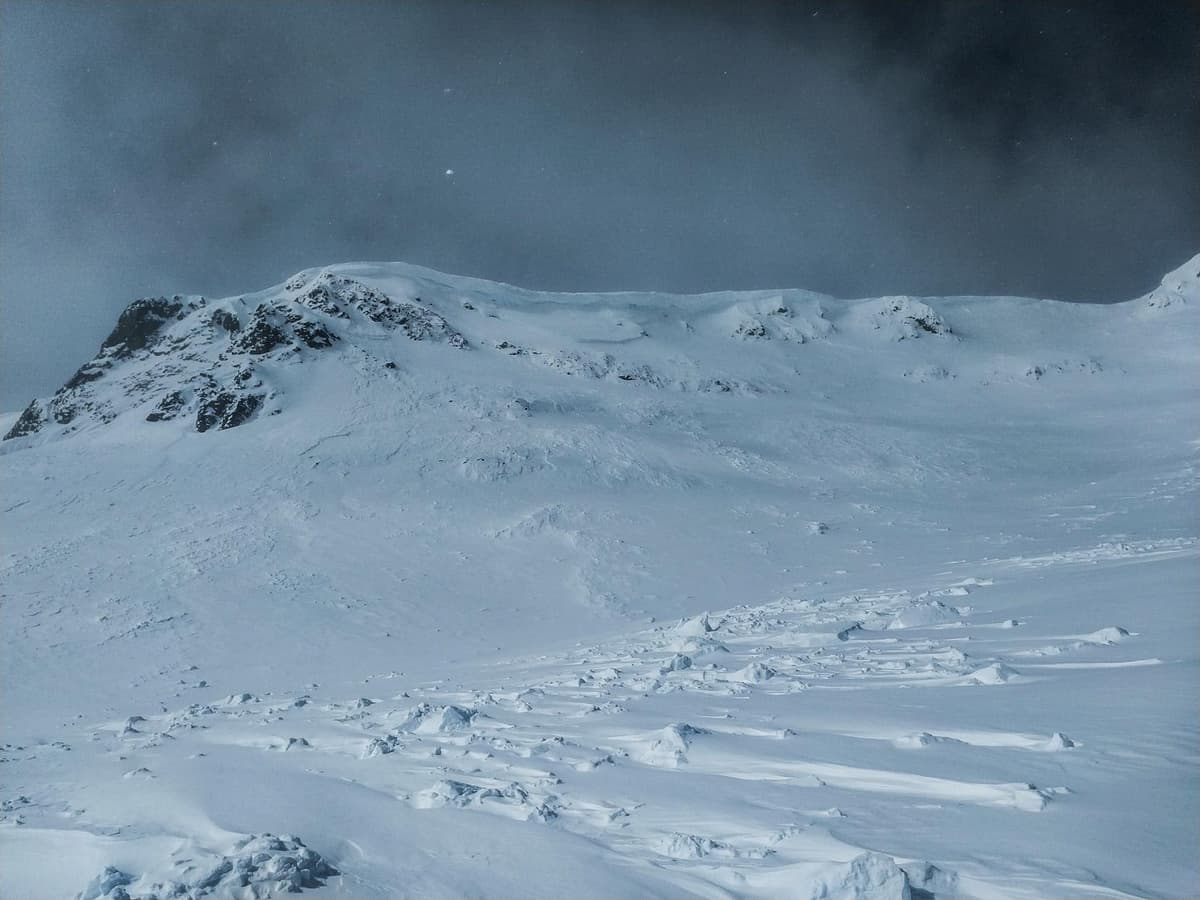 This cornice triggered slab may have also stepped down to the persistent weak layer. 