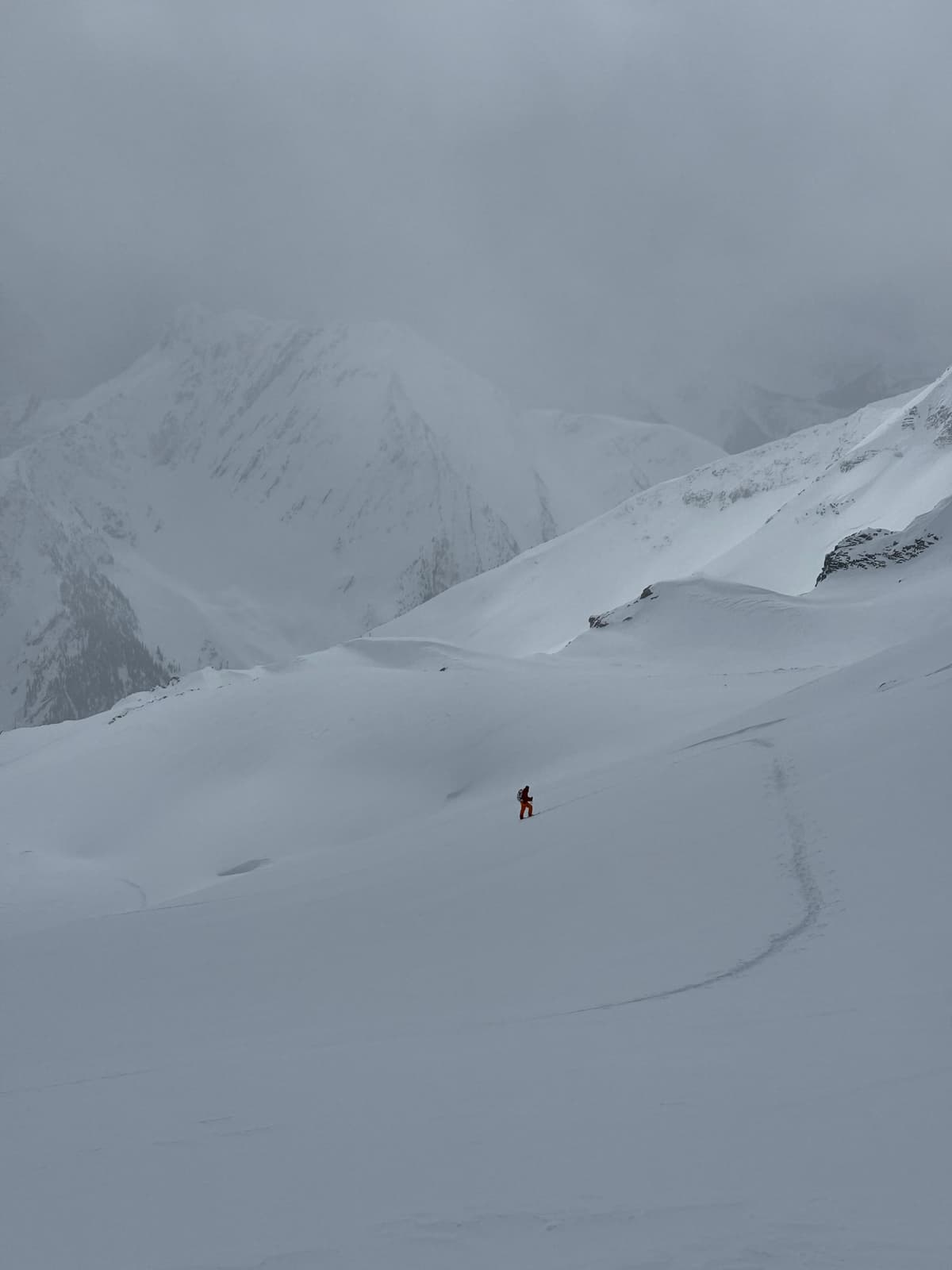 Final approach to the col