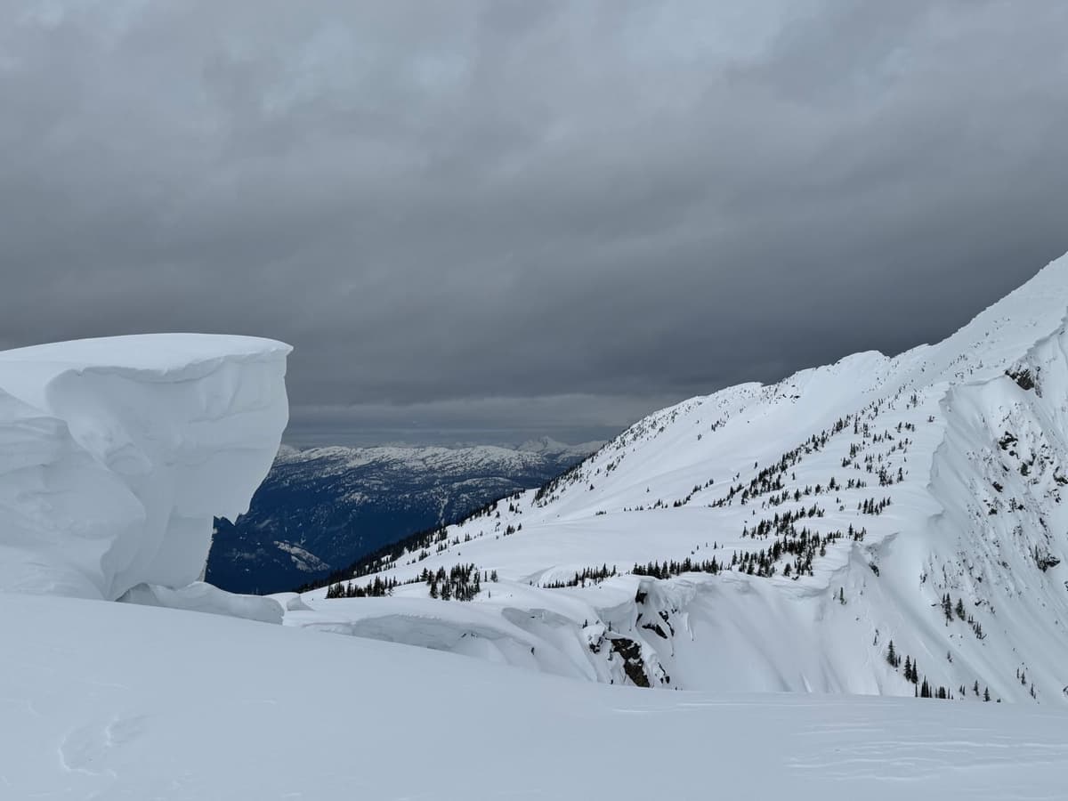 Cornices overhanging Highway Bowl