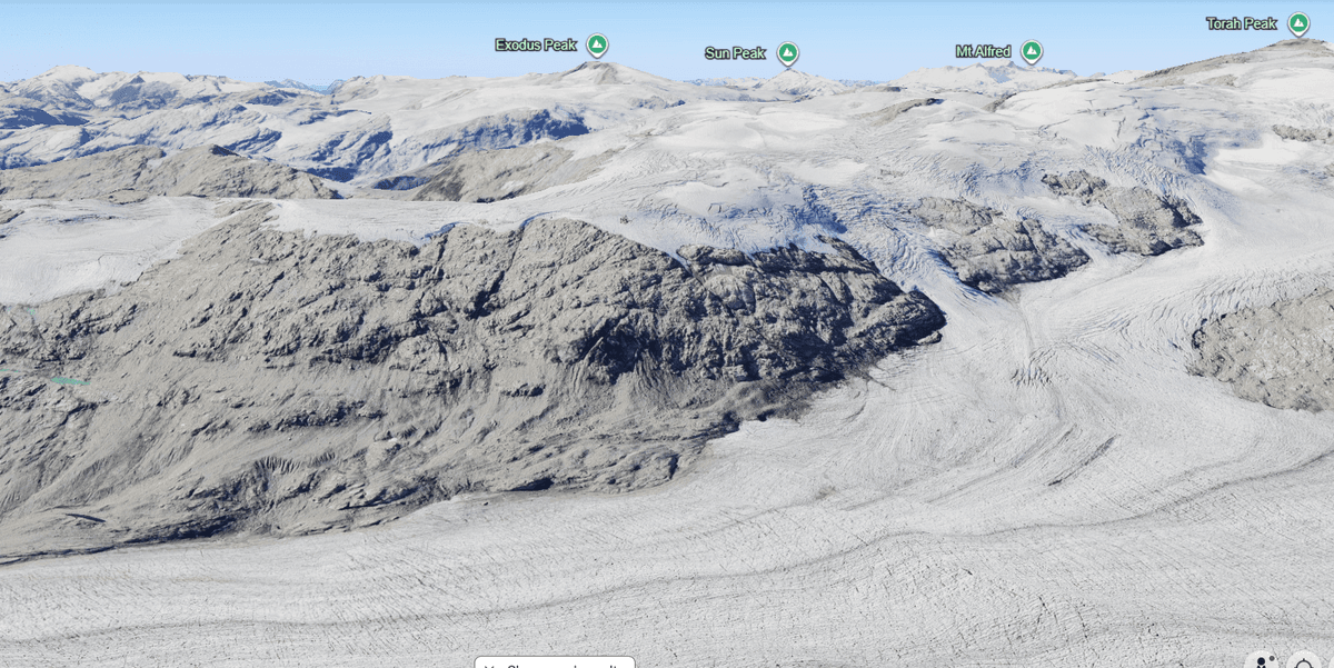 Location of Glide avalanche